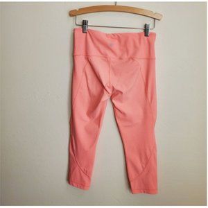Athleta capri workout leggings Size S pink color